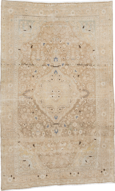 Antique Sarouk Area Rug (4' x 6')